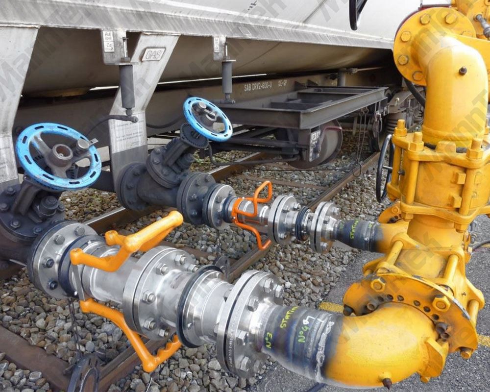 하단 로딩 팔 및 비상 휴식 커플러